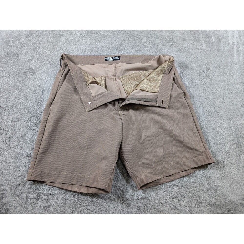 The North Face Rockaway Shorts Mens 34 Beige Nylon Stretch Hiking Outdoor - Picture 5 of 10